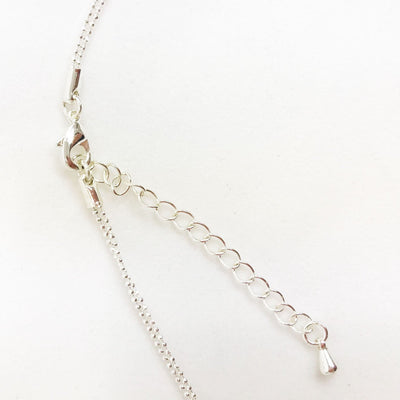 Olive and Tiger Heart Silver Double Chain Necklace - Hey Sara