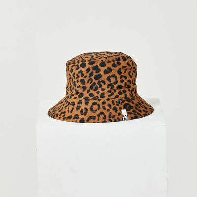 Sass Beth Bucket Hat in Animal / Black - Hey Sara