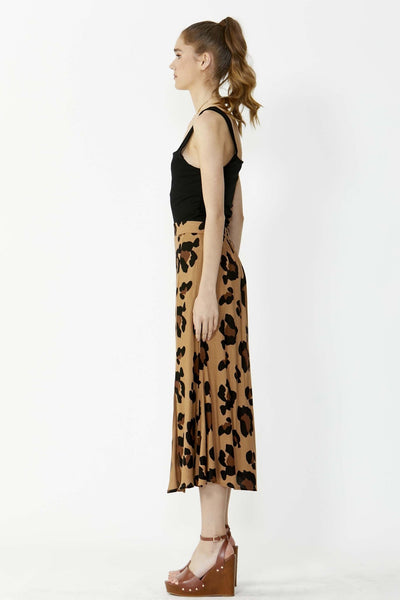Sass Gia Midi Skirt in Jumbo Animal Print - Hey Sara