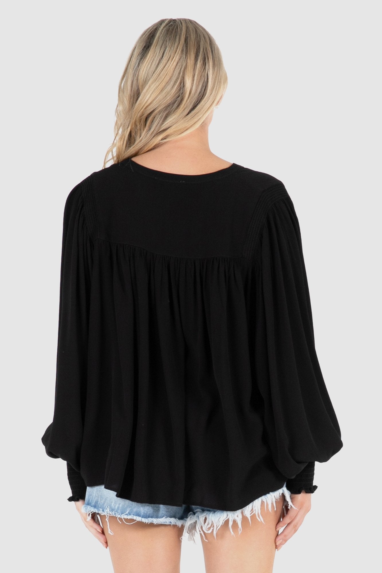 Sass Neeve Blouse in Black Size 10 or 14 - Hey Sara