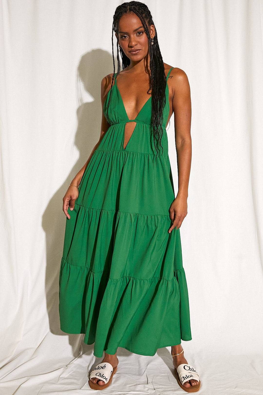 Indigo Maxi Dress in Green | SNDYS | Hey Sara Indigo Maxi Dress in Green | SNDYS | Hey Sara