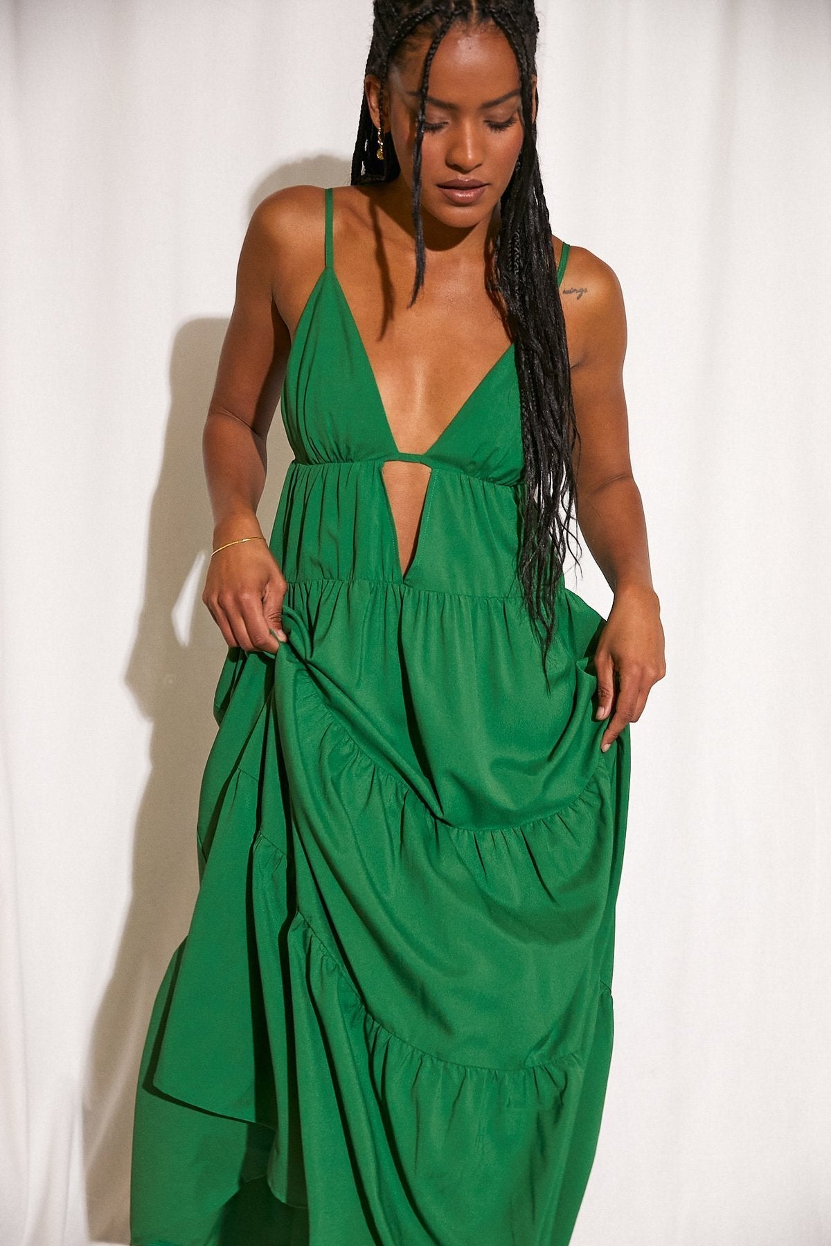 Indigo Maxi Dress in Green | SNDYS | Hey Sara Indigo Maxi Dress in Green | SNDYS | Hey Sara