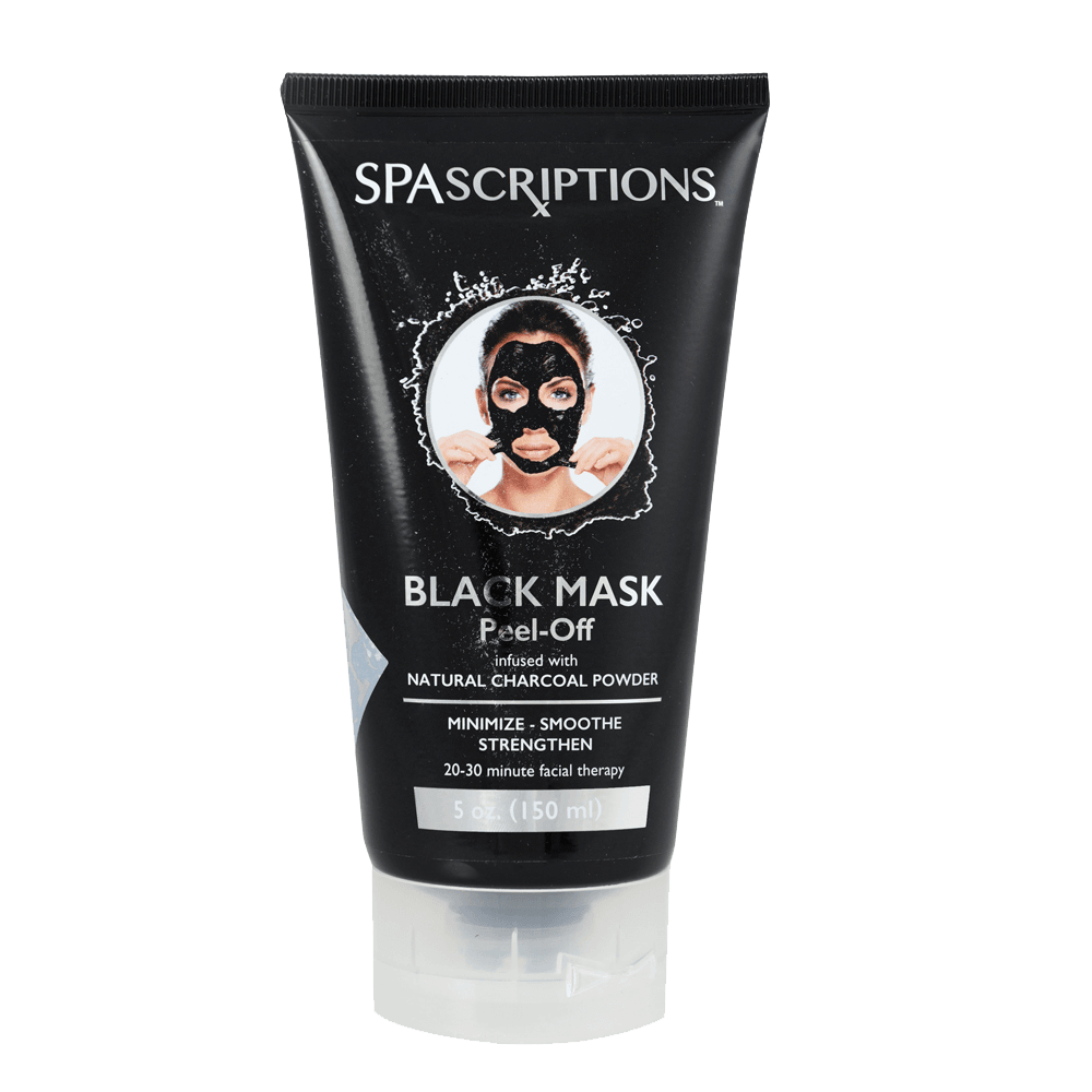 SPAscriptions Black Mask Peel Off 150ml - Natural Charcoal Powder - Hey Sara