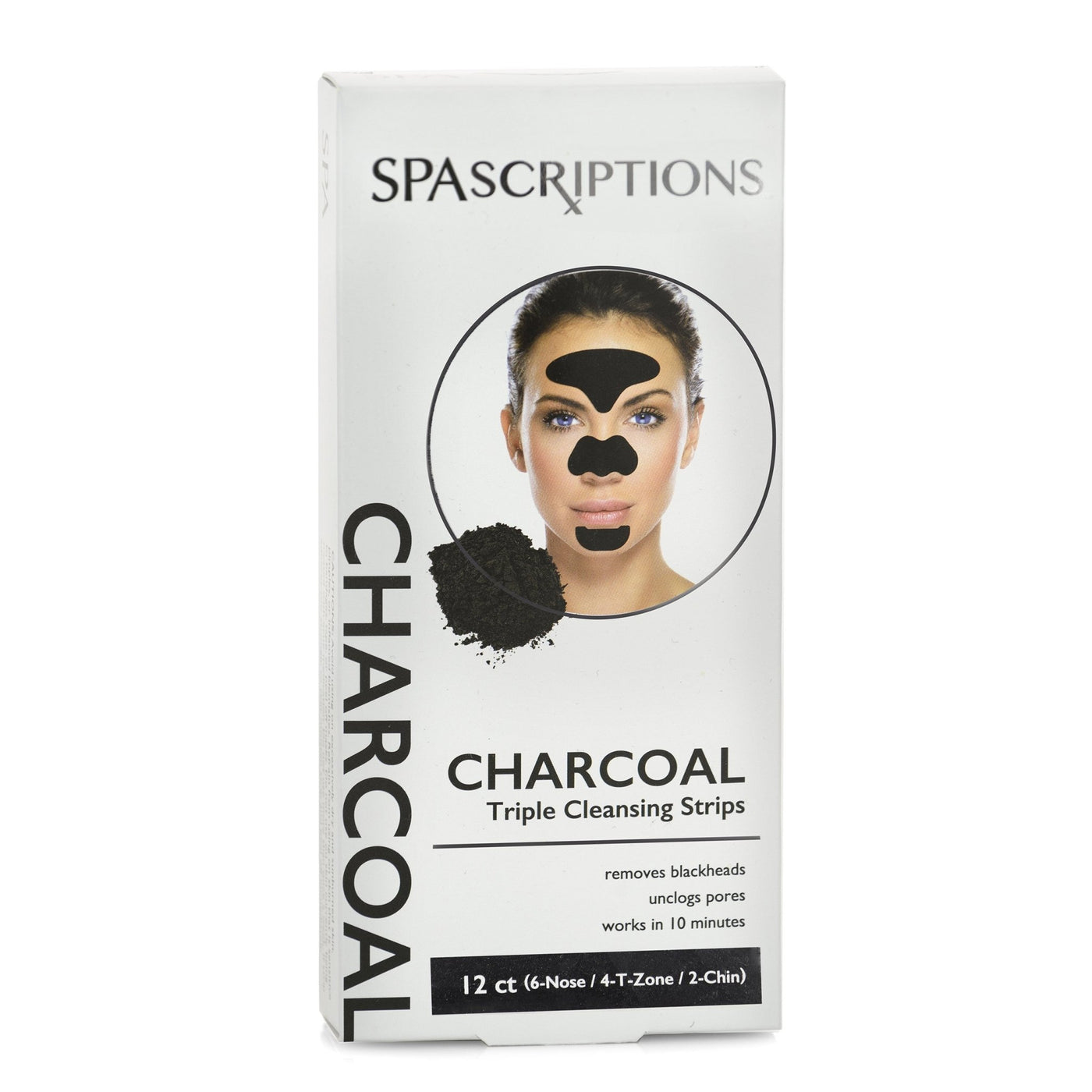 SPAscriptions Charcoal Cleansing Strips 12 Pack - Hey Sara