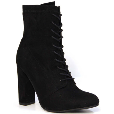 Therapy Aiken Lace Up Ankle Boot in Black Suede Size 6 or 9 only - Hey Sara